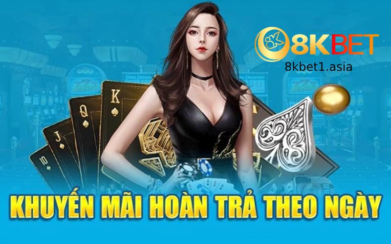 8kbet khuyến mãi hoàn cược cơ hội làm giàu