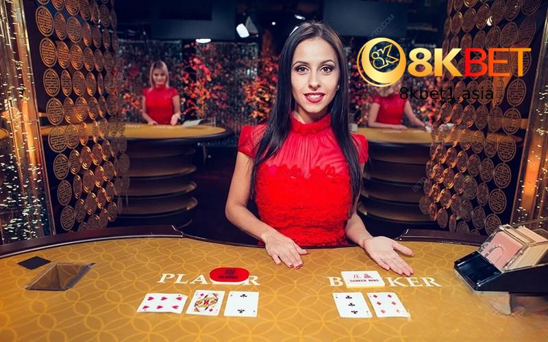 Tham gia baccarat 8kbet live casino đầy tính chiến lược