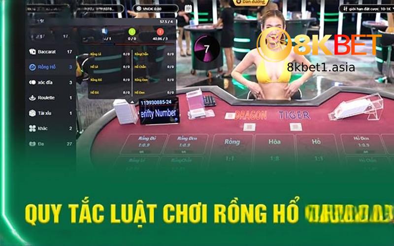 Gợi ý cửa cược rồng hổ 8kbet live casino hấp dẫn