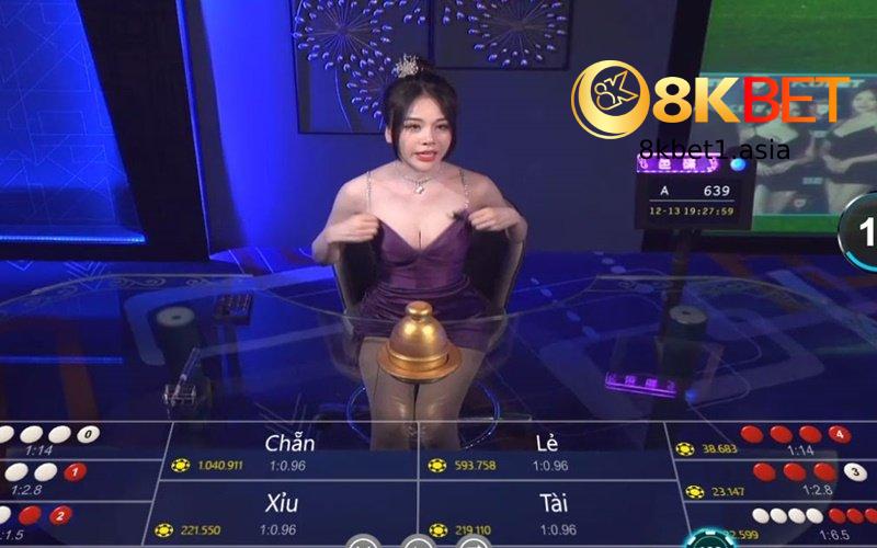 Cược khoản nhỏ nhận khoản to - xóc đĩa 8kbet live casino